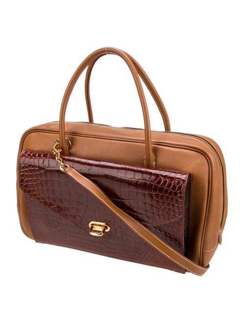 Hermès Gulliver & Crocodile Lorraine Bag