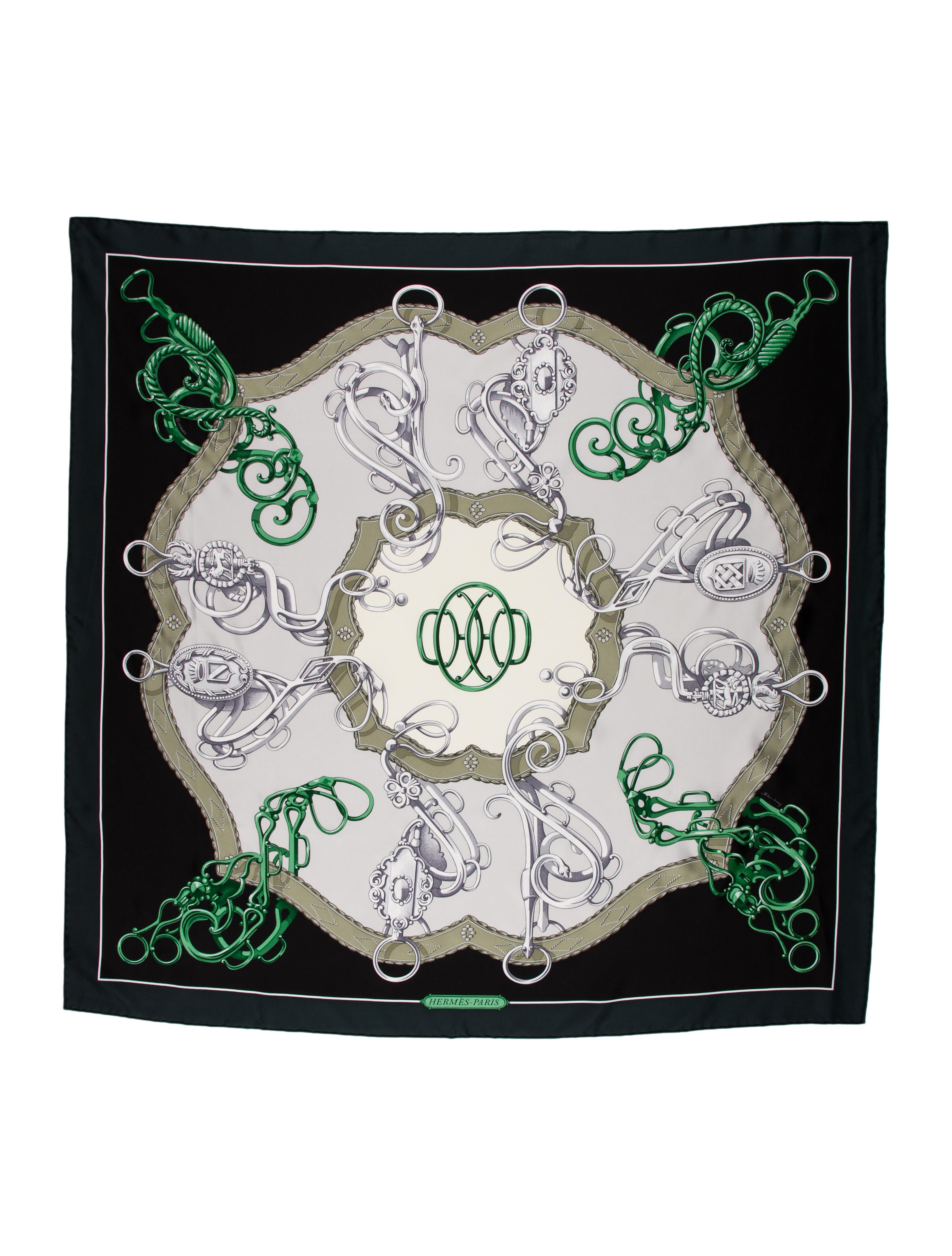 Hermès Lift Profile Silk Scarf