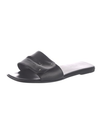 Hermès View Leather Slides