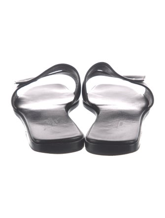 Hermès View Leather Slides