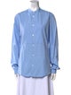 Hermès Long Sleeve Button-Up Top