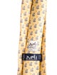 Hermès patterned silk tie