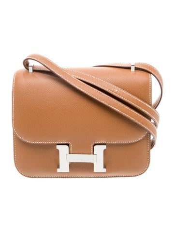 Hermès Shoulder Bags 2024 Epsom Mini Constance 18