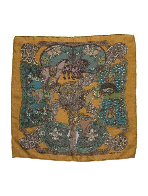 Hermès Pattern Print Pocket Square