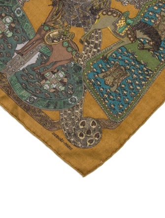 Hermès Pattern Print Pocket Square