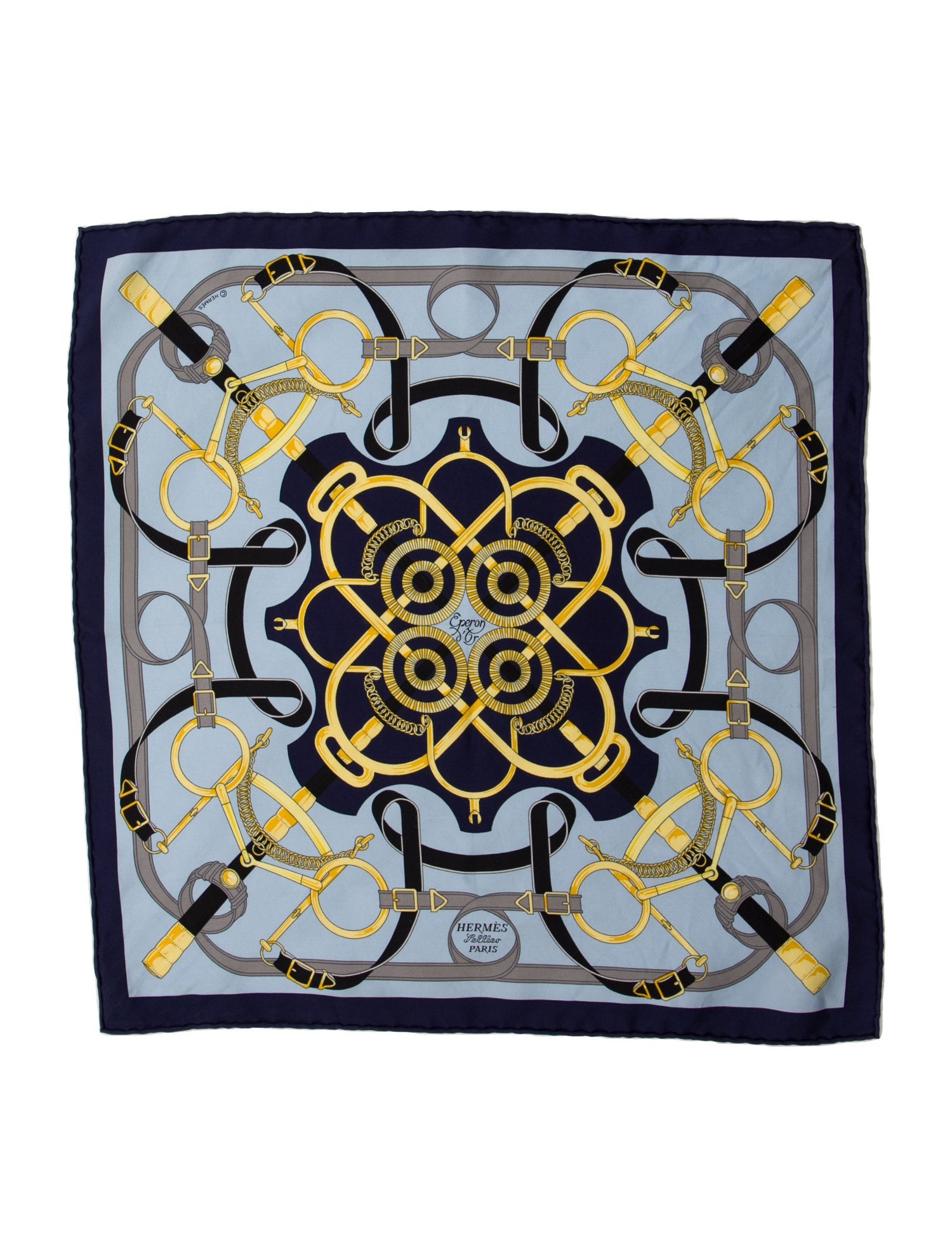 Hermès Eperon D'Or Silk Scarf