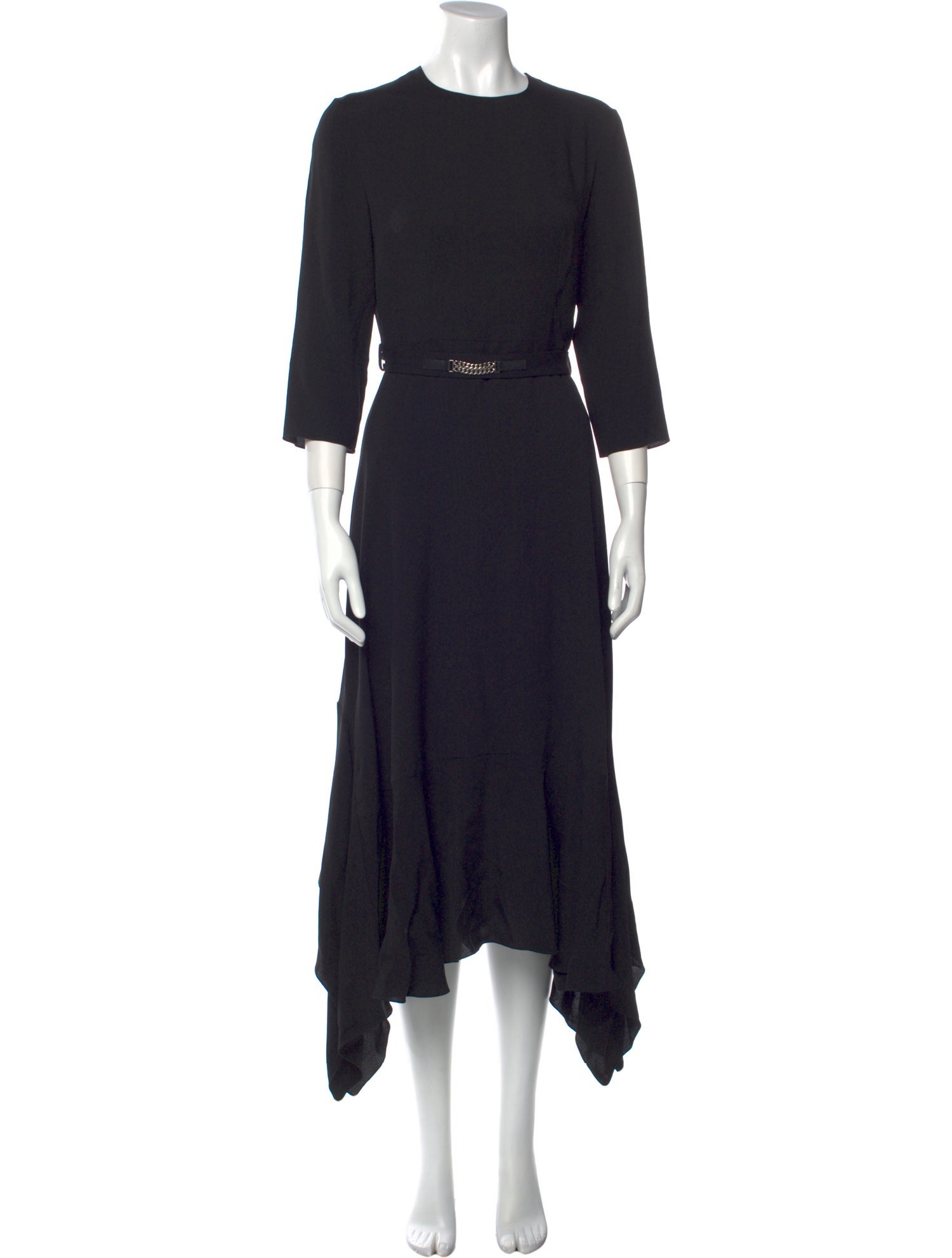 Hermès Crew Neck Long Dress