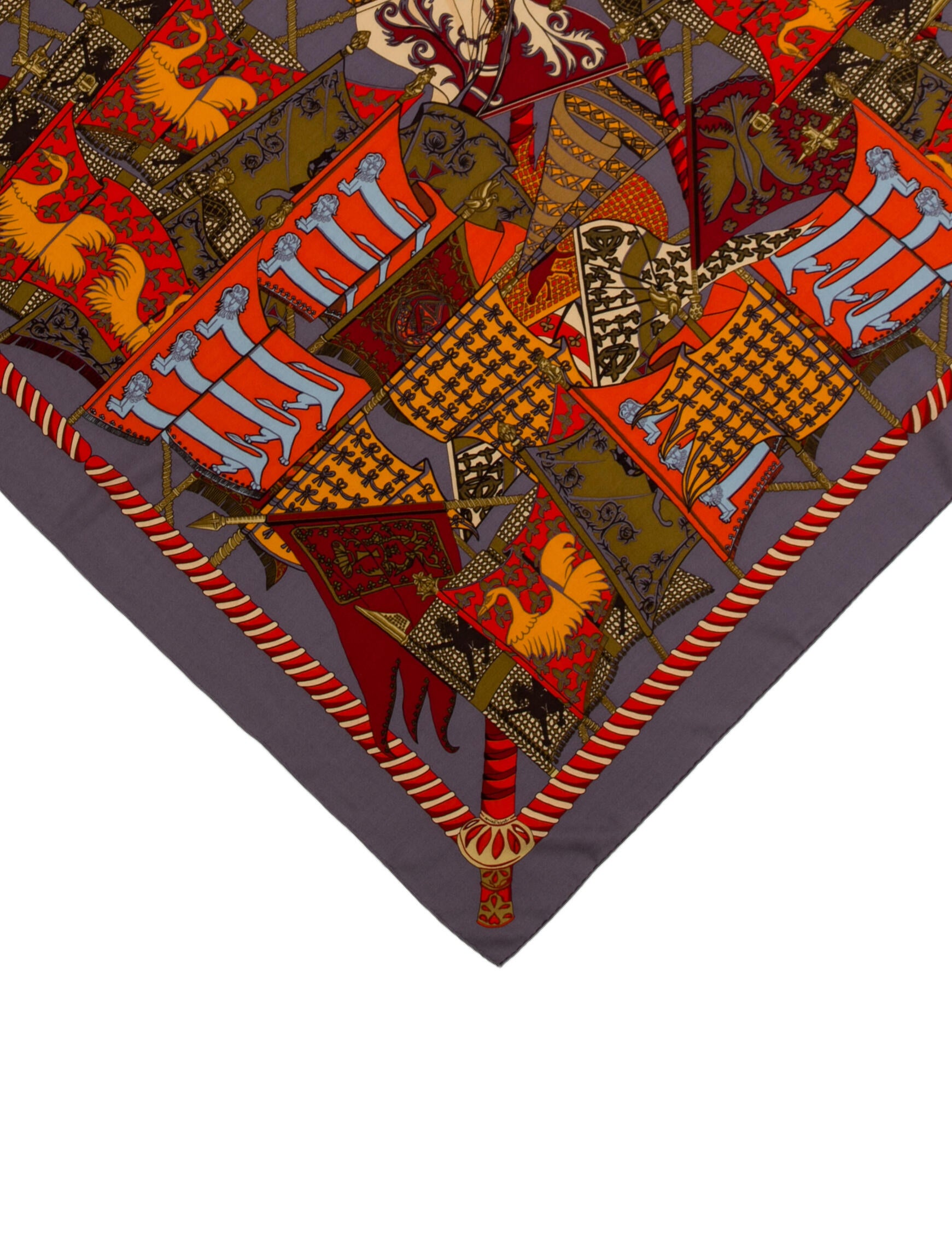 Hermès Etendards et Bannieres Cashmere Shawl