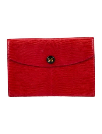 Hermès Shiny Lizard Rio Clutch