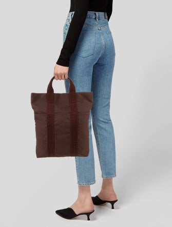 Hermès Toile Herline Cabas