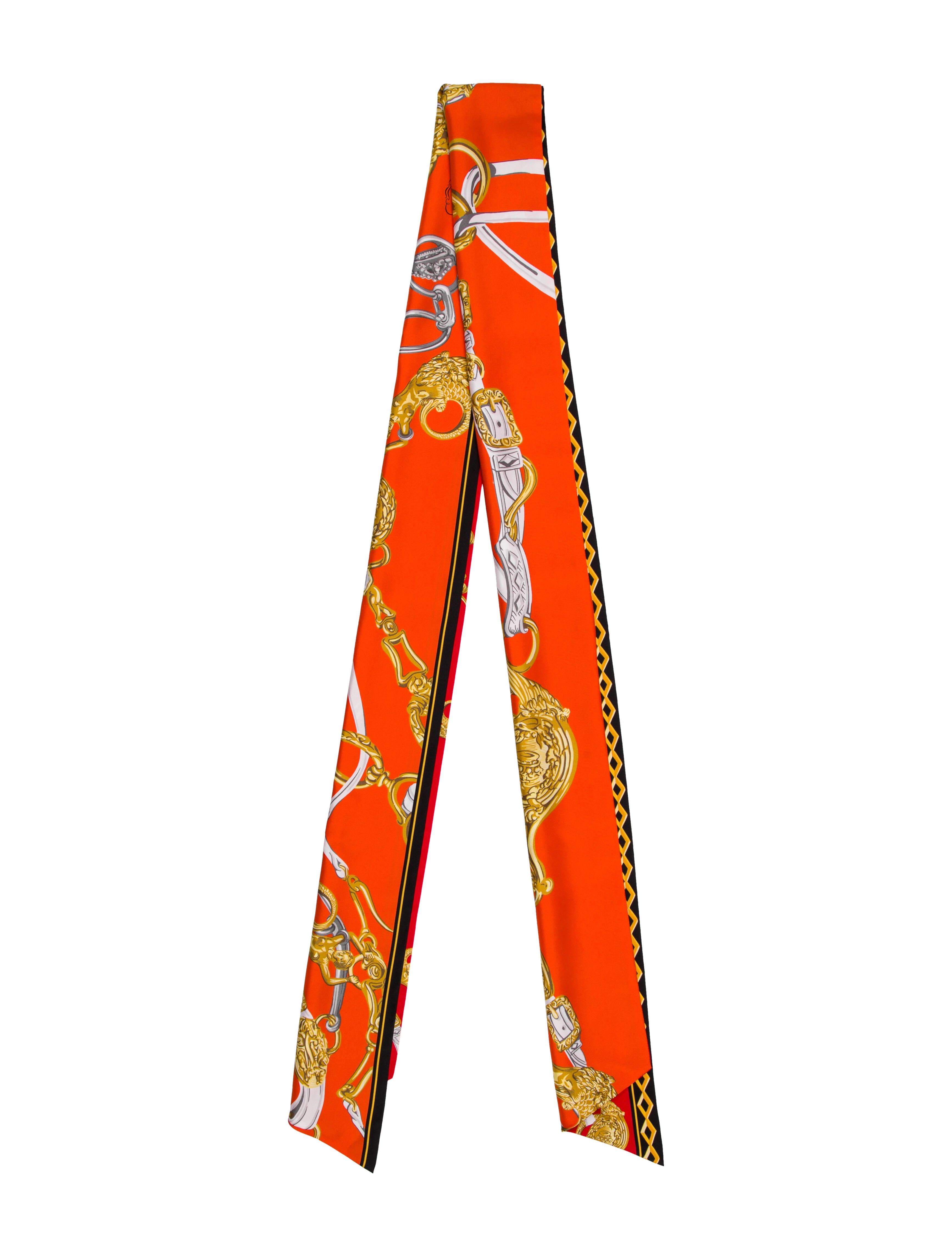 Hermès Brides de Gala Maxi Silk Twilly Scarf