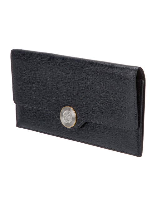 Hermès Courchevel Ex-Libris Clutch