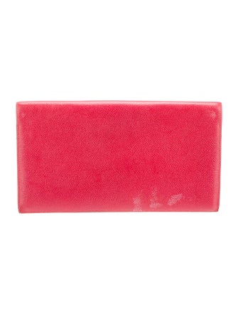 Hermès Courchevel Ex-Libris Clutch