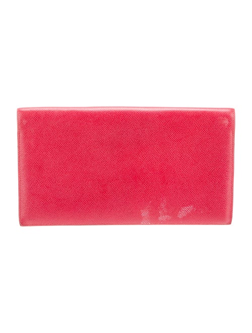 Hermès Courchevel Ex-Libris Clutch