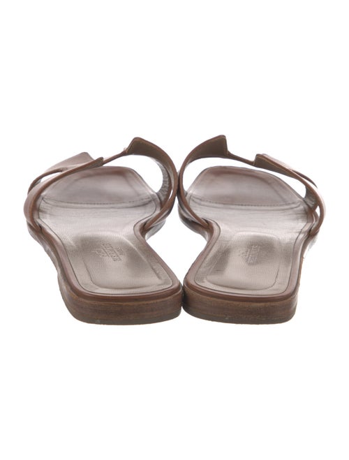 Hermès Oran Leather Slides