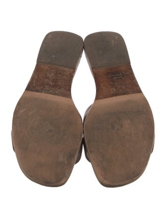 Hermès Oran Leather Slides