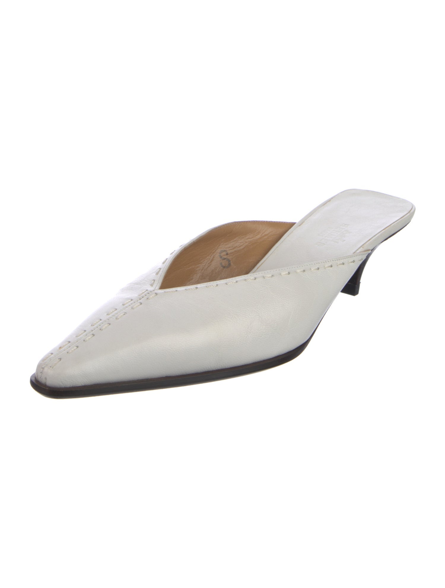 Hermès Vintage Leather Mules