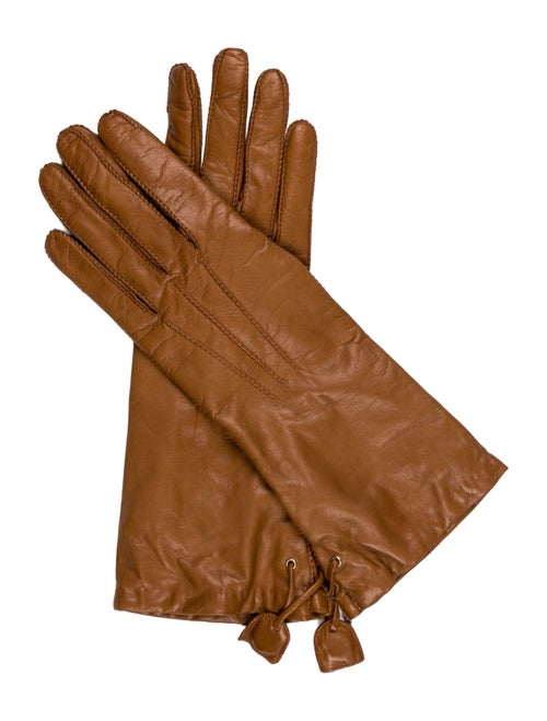 Bergdorf Goodman Leather Winter Gloves