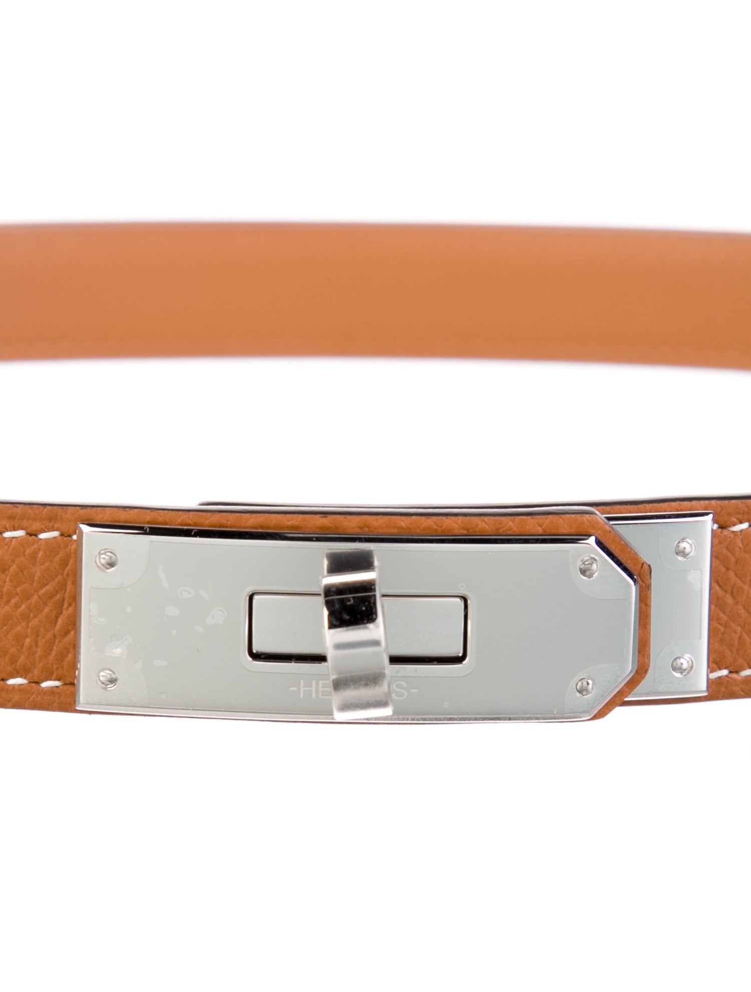 Hermès 18 mm Epsom Leather Kelly Belt