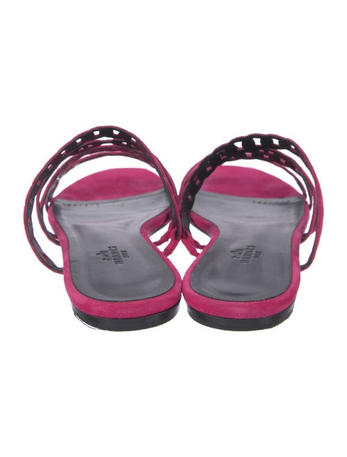 Hermès Chaîne d'Ancre Insignia Suede Gladiator Sandals