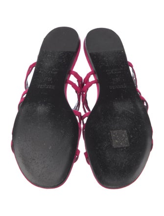 Hermès Chaîne d'Ancre Insignia Suede Gladiator Sandals