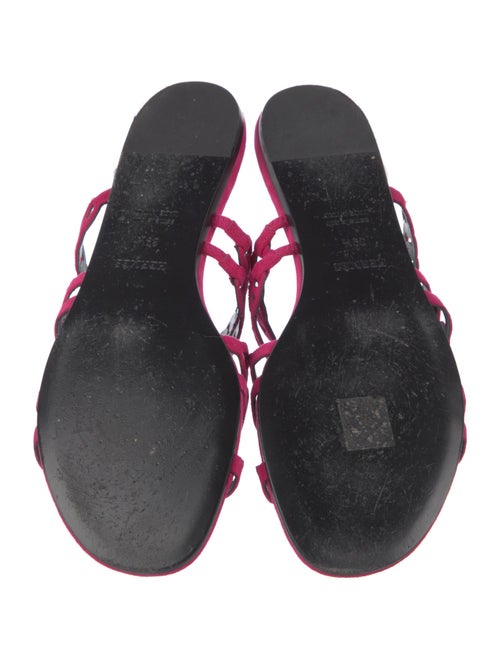 Hermès Chaîne d'Ancre Insignia Suede Gladiator Sandals