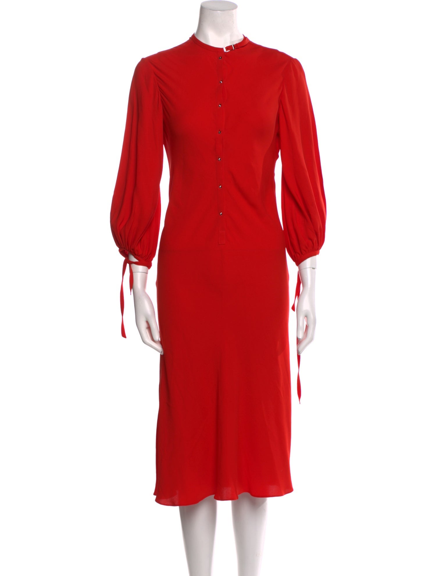 Hermès Silk Midi Length Dress