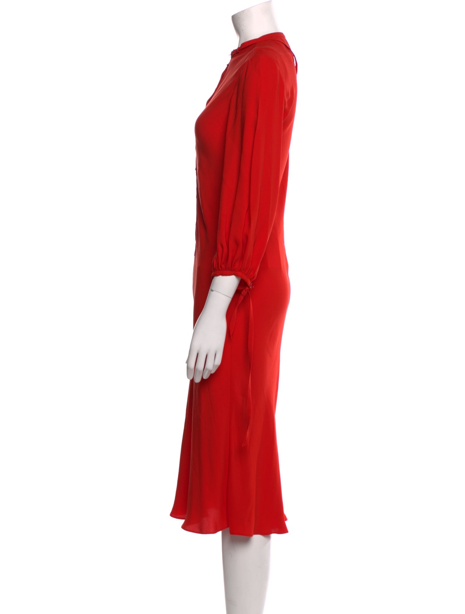 Hermès Silk Midi Length Dress