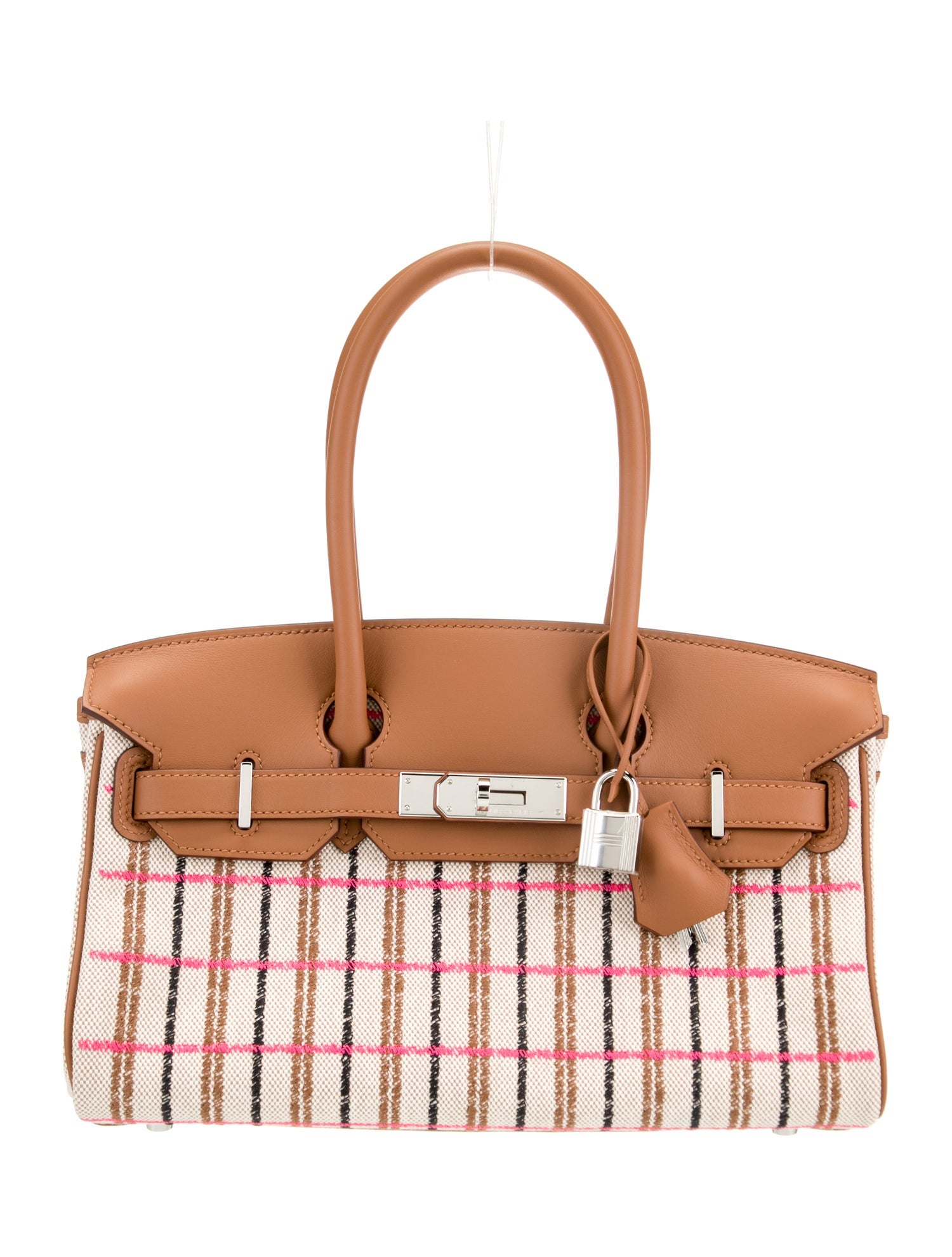 Hermès Toile & Swift Shoulder Birkin Light 29