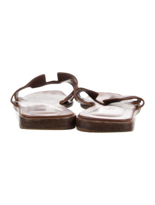 Hermès Oran Leather Slides