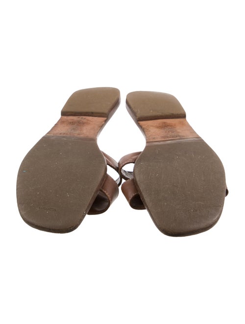 Hermès Oran Leather Slides