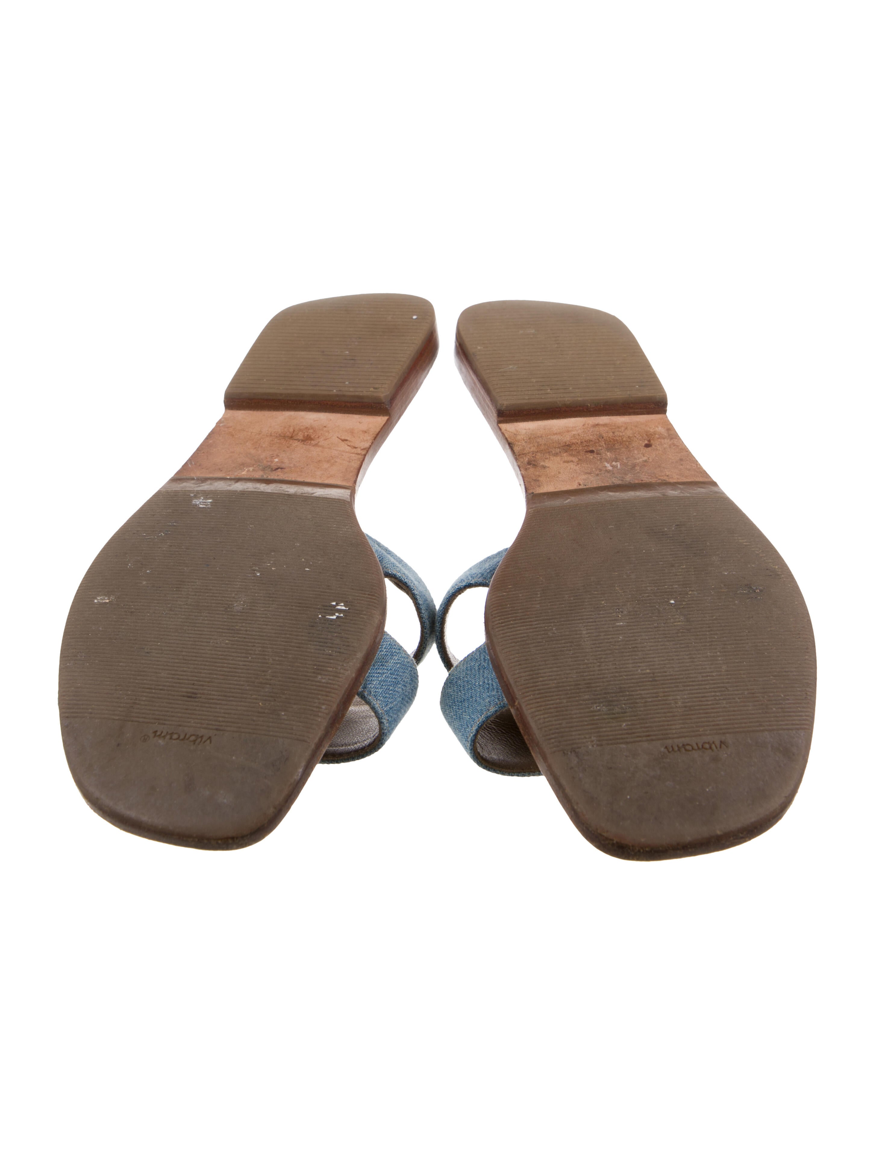 Hermès Oran Denim Slides