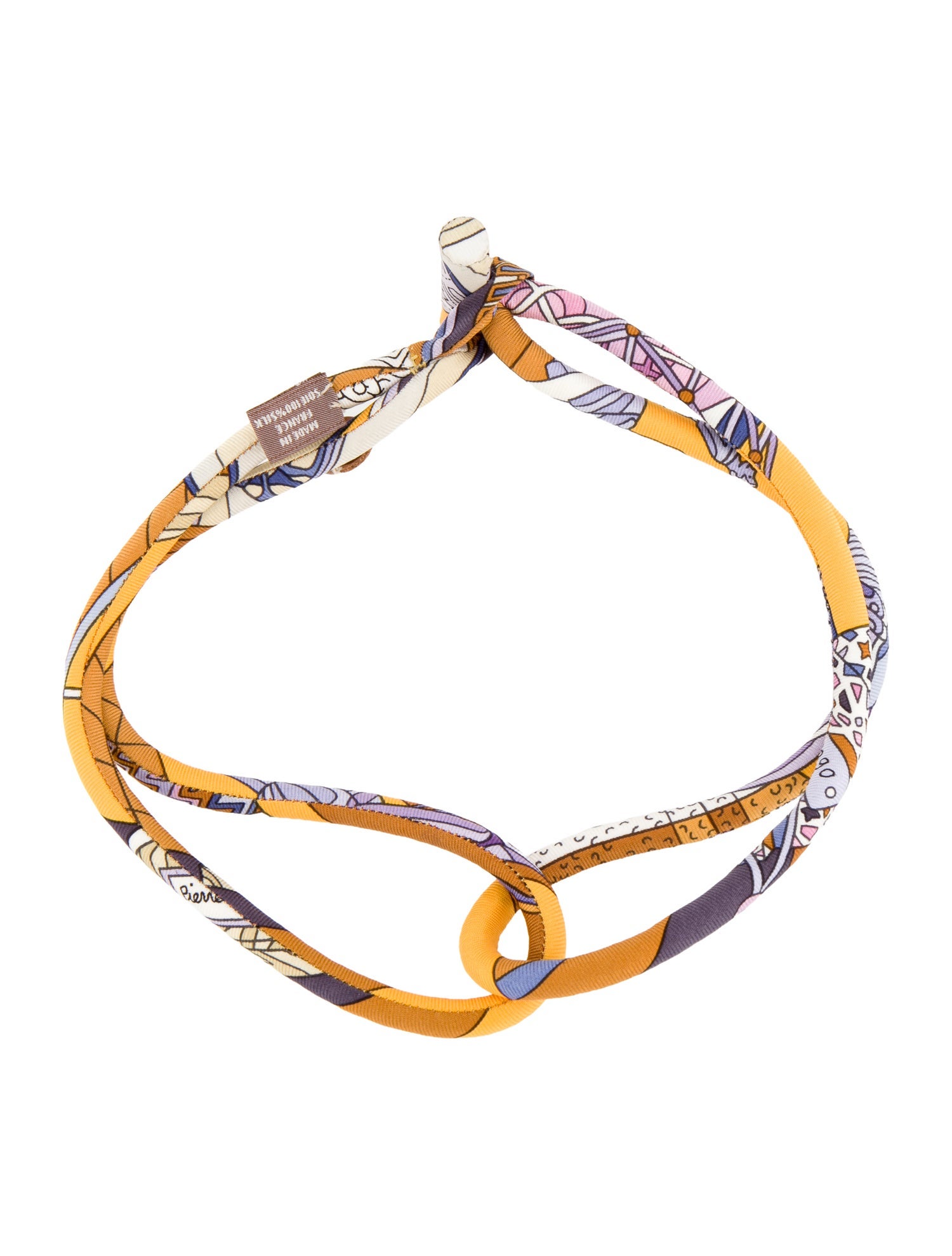 Hermès Silk Double 8 Bride Collar Necklace