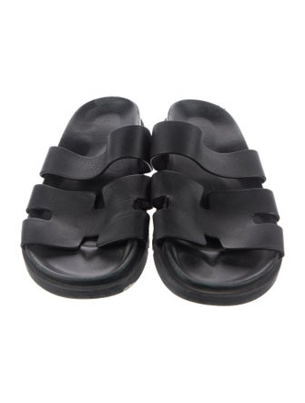 Hermès Chypre Leather Slides