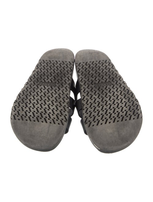 Hermès Chypre Leather Slides