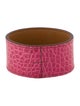 Hermès Alligator Leather Pool Bangle Bracelet