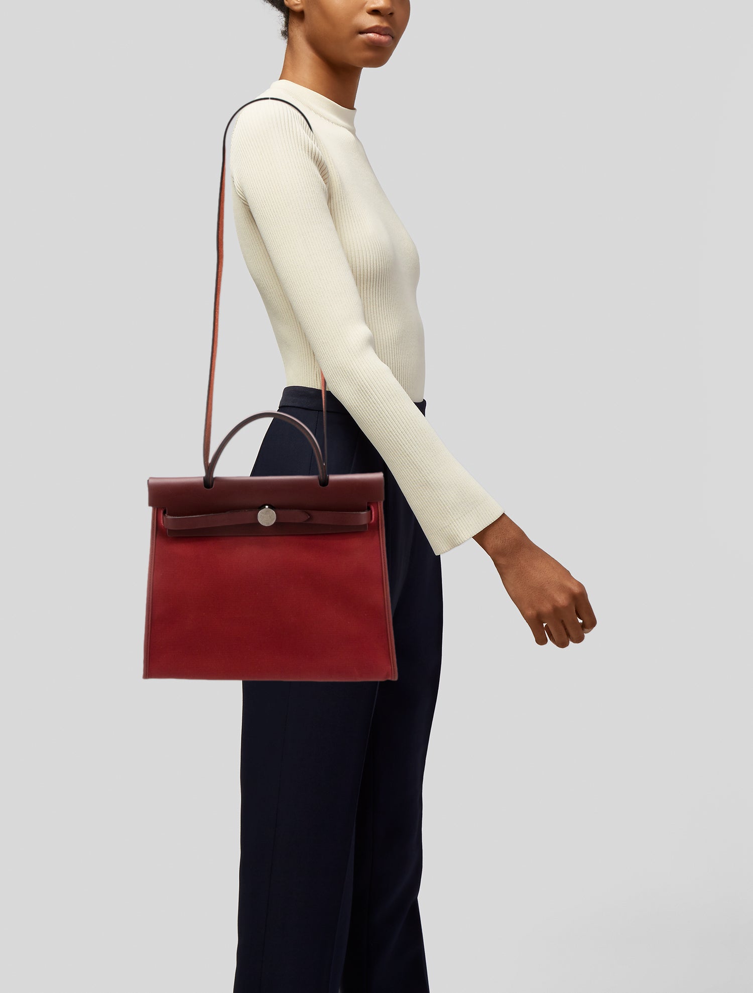 Hermès Toile Herbag Zip 31