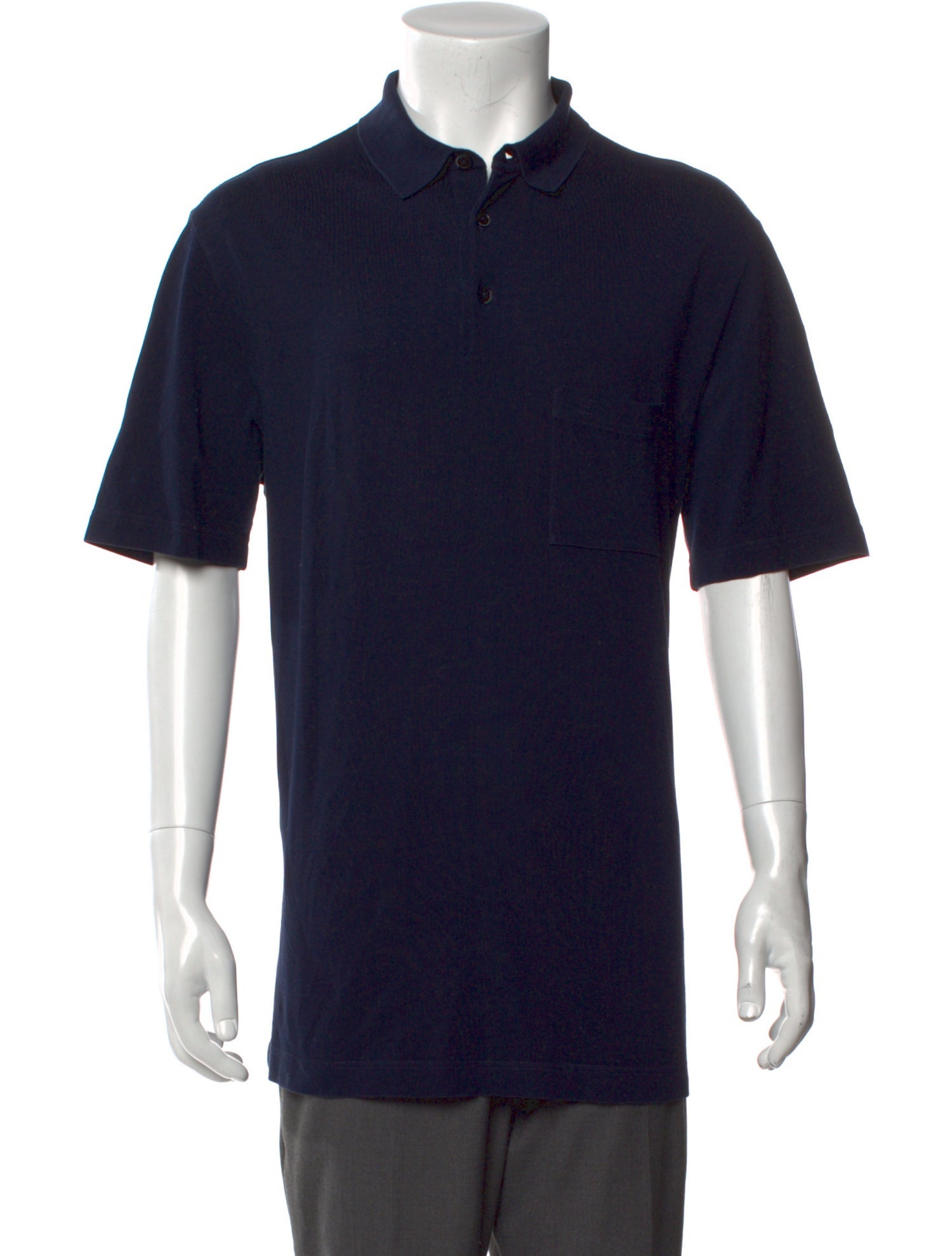 Hermès H Logo Collar Polo Shirt