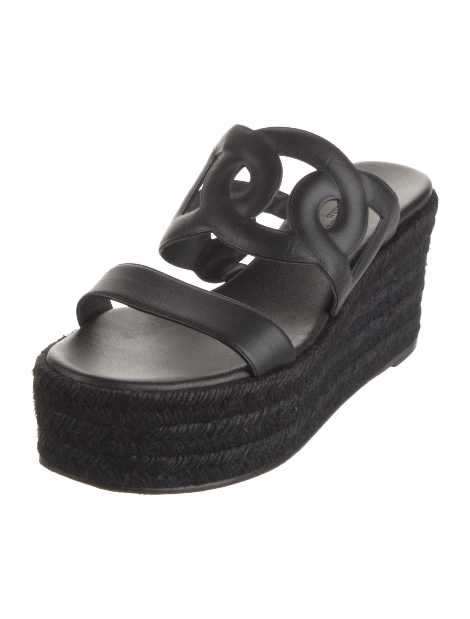 Hermès Ithea 30 Leather Slides