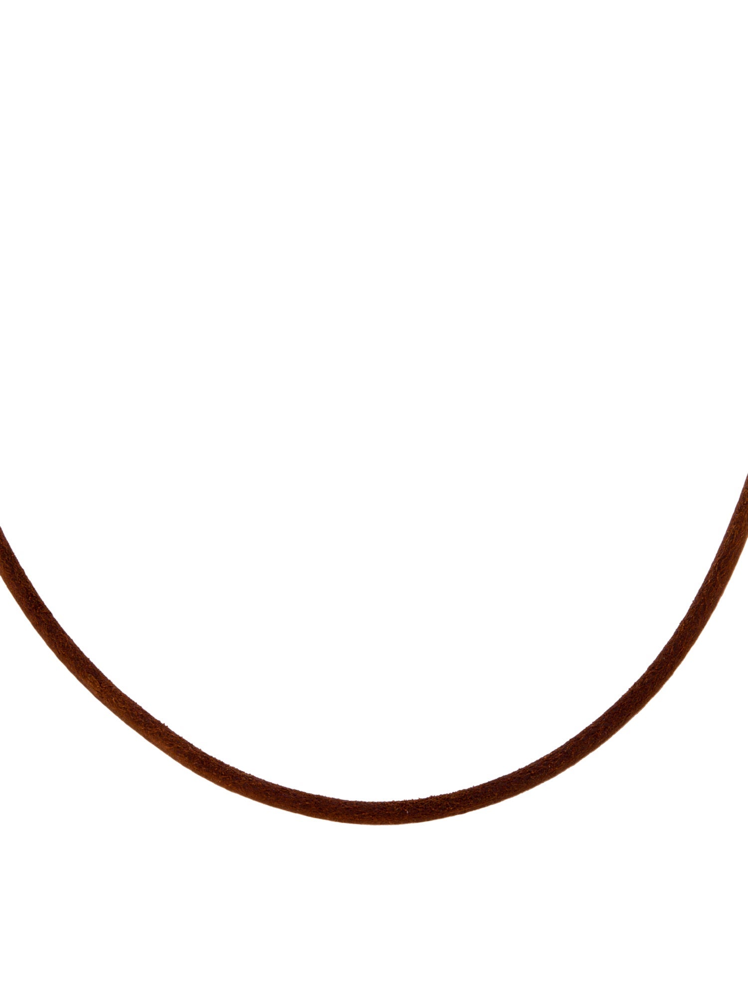 Hermès Leather Cord Necklace