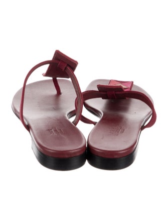 Hermès Aurore Chaîne d'Ancre Insignia Flip Flops