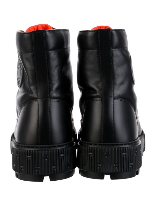Hermès Fresh Leather Combat Boots