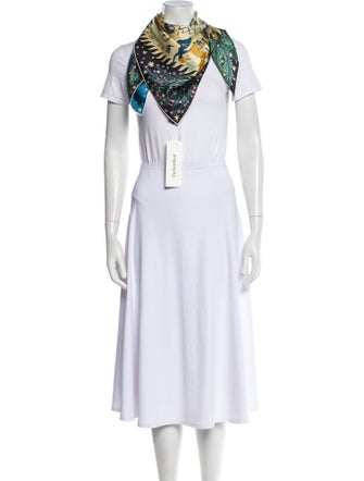 Hermès Sous le Charme d'Orphee double face Silk Scarf