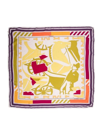 Hermès Puzzle Silk Scarf