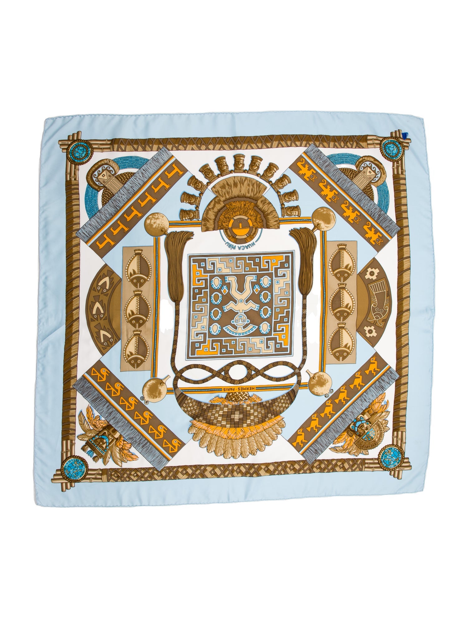 Hermès Huaca Piru Silk Scarf