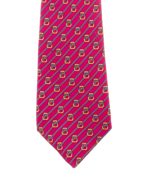 Hermès Silk Pattern Tie