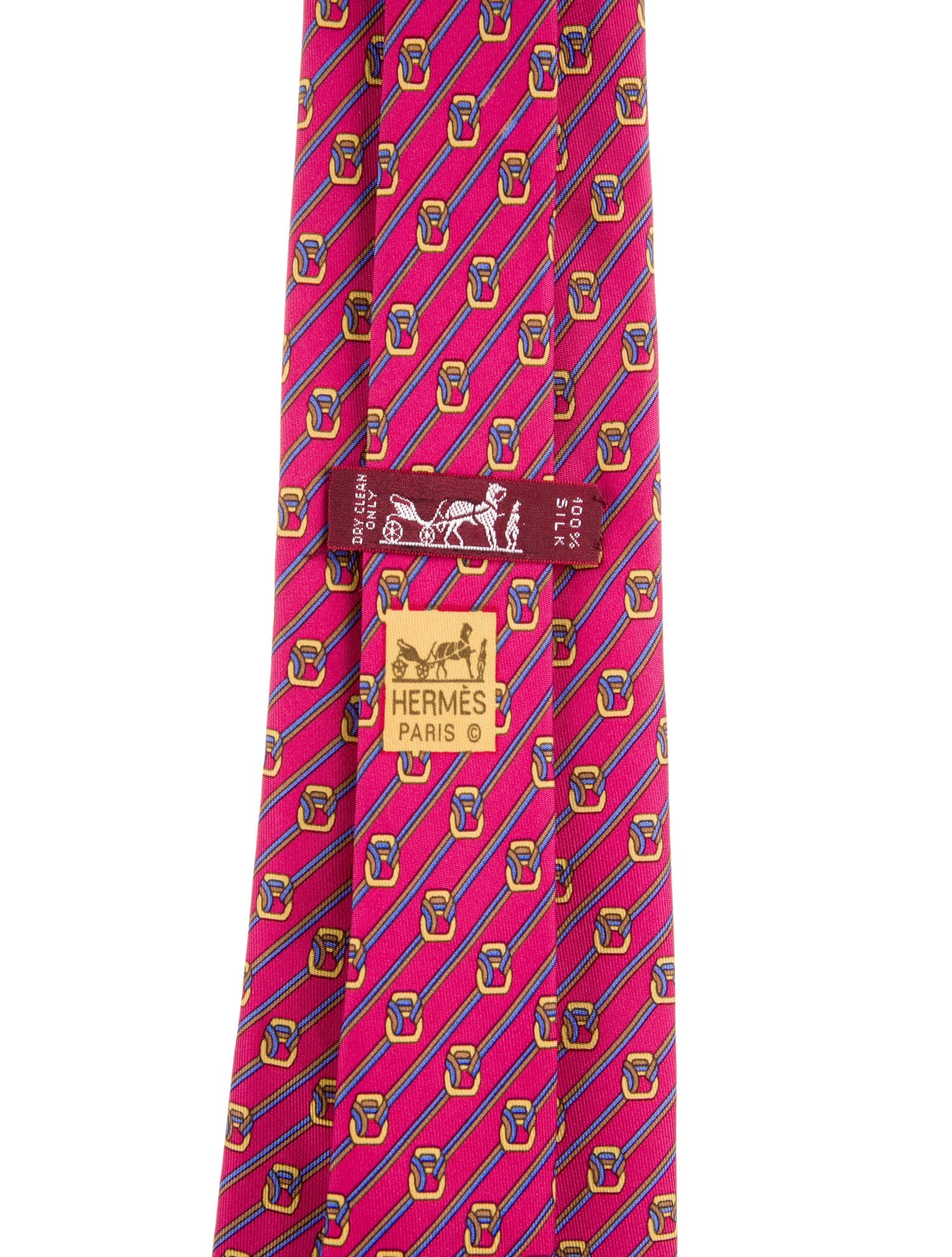Hermès Silk Pattern Tie