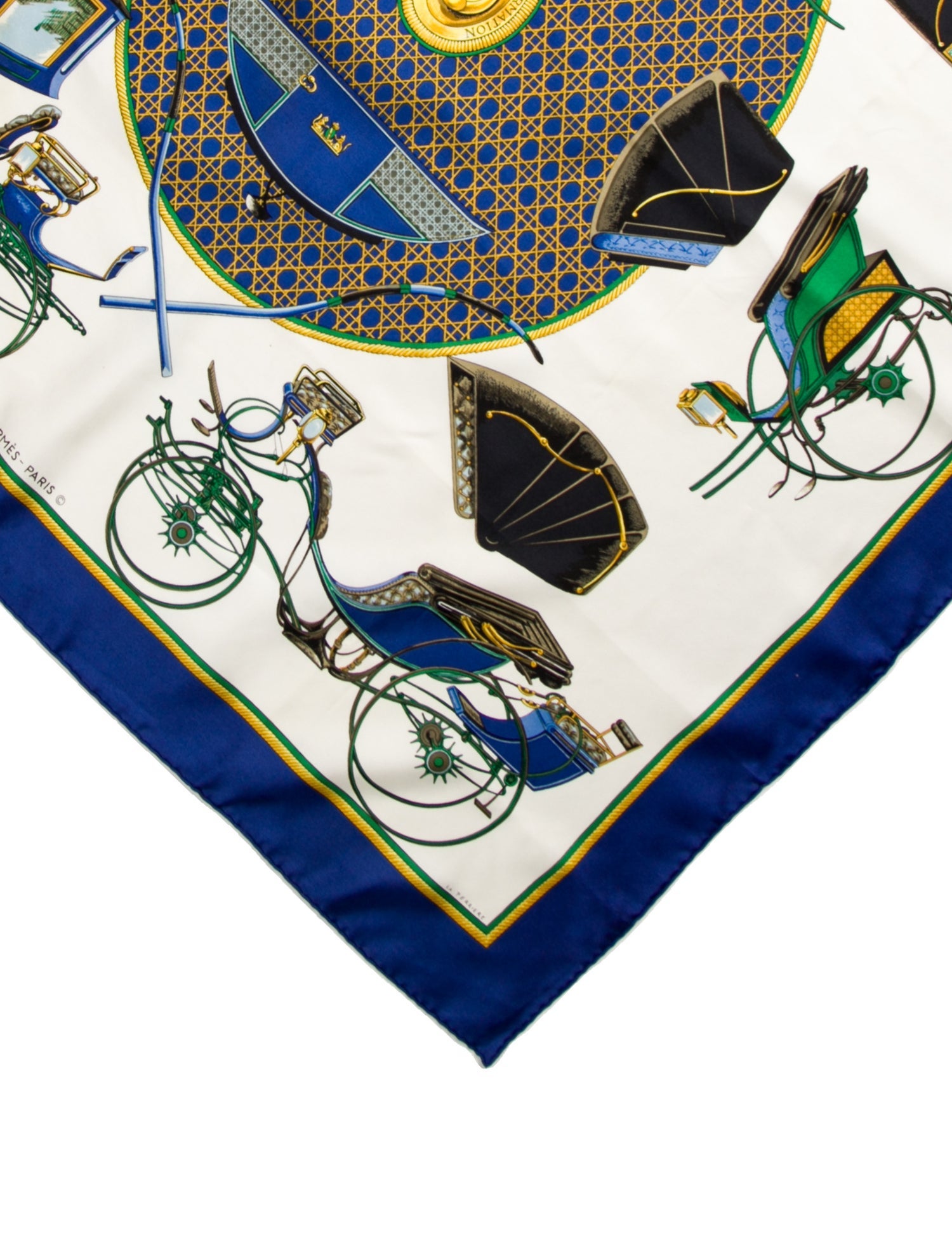 Hermès Les Voitures a Transformation Scarf