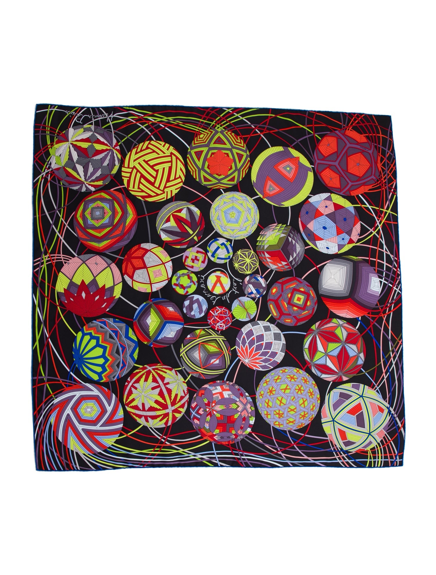 Hermès L’Art du Temari Silk Scarf