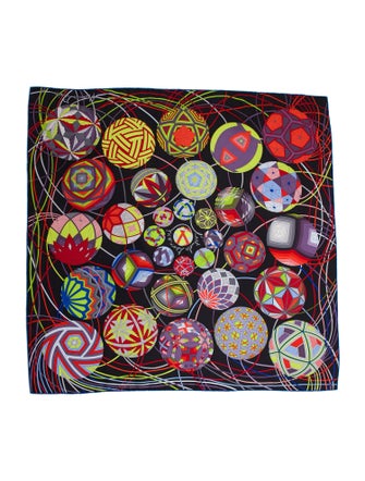 Hermès L’Art du Temari Silk Scarf